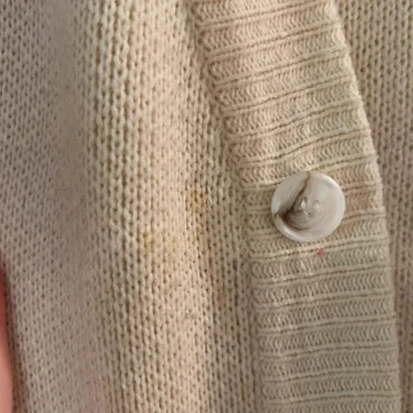 Graver of Anaheim Unisex Elbow Heart Smile Cardigan Sweater - Picture 6 of 6